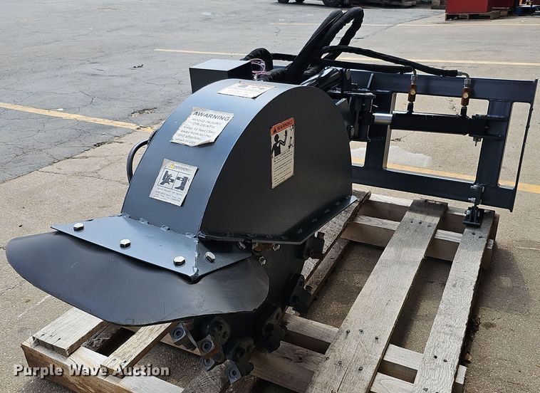 image for item MD9899 2022 Handy Attachments HSSG24X  skid steer stump grinder