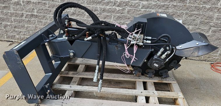 image for item MD9899 2022 Handy Attachments HSSG24X  skid steer stump grinder