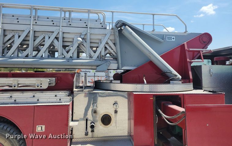 image for item MO9718 1984 Sutphen TS-1004  aerial platform fire truck