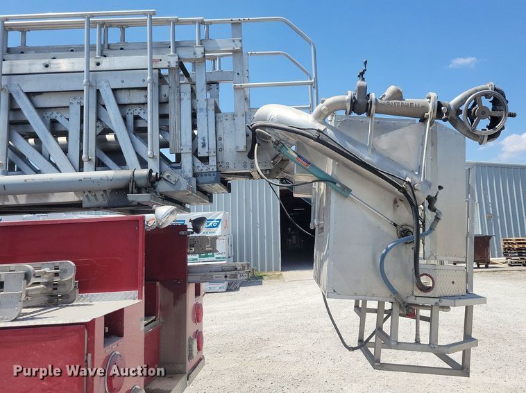 image for item MO9718 1984 Sutphen TS-1004  aerial platform fire truck