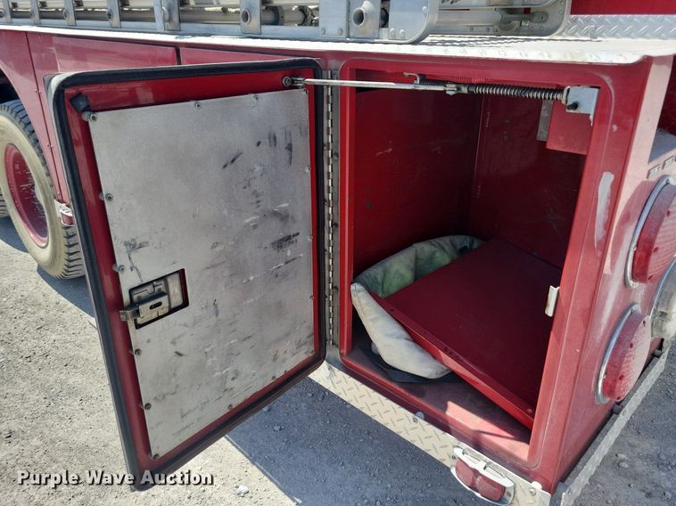 image for item MO9718 1984 Sutphen TS-1004  aerial platform fire truck