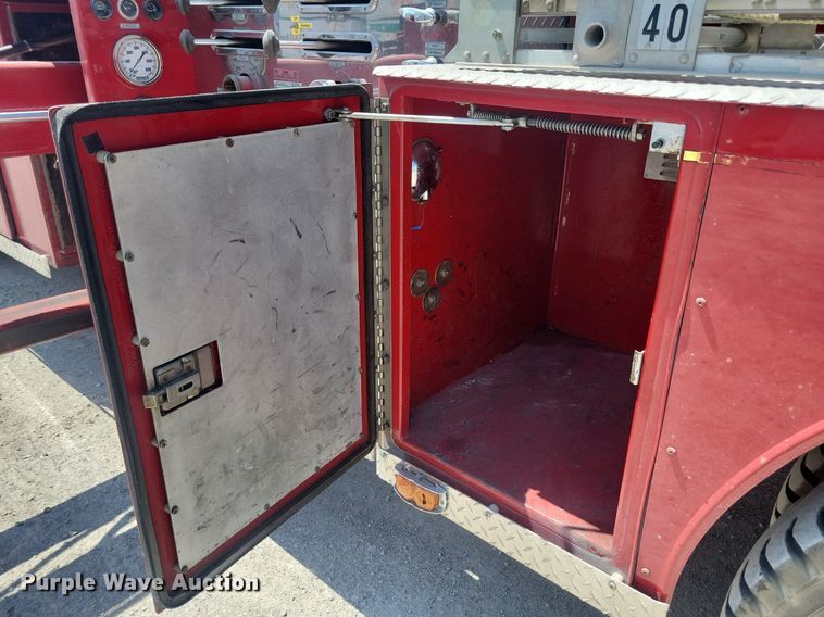 image for item MO9718 1984 Sutphen TS-1004  aerial platform fire truck