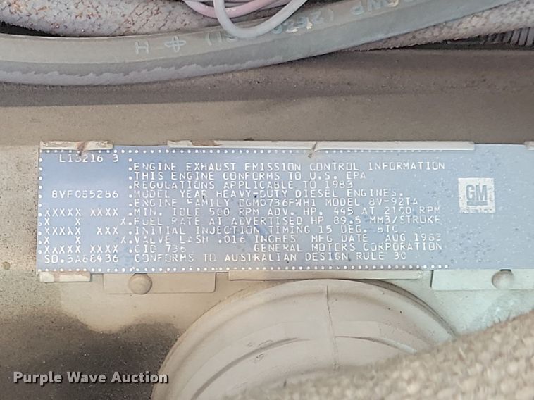 image for item MO9718 1984 Sutphen TS-1004  aerial platform fire truck