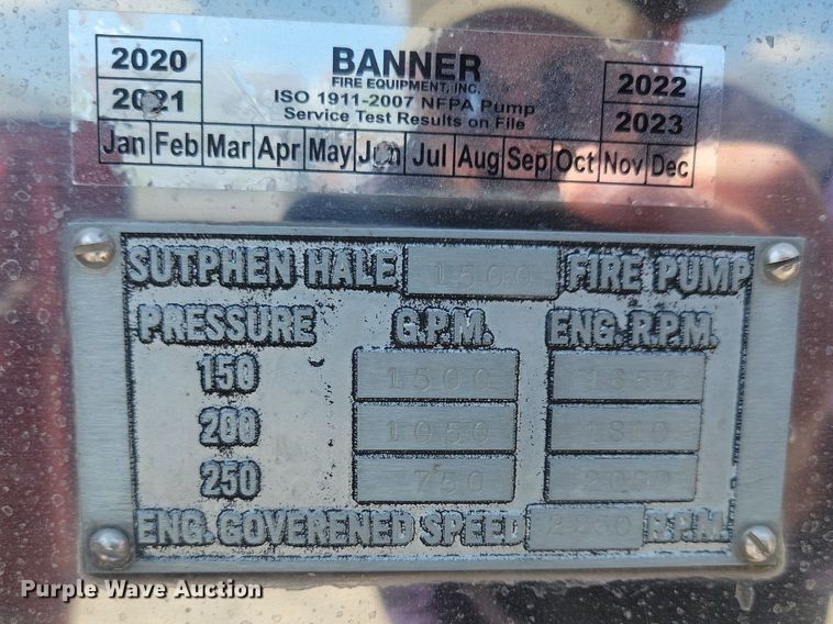 image for item MO9718 1984 Sutphen TS-1004  aerial platform fire truck