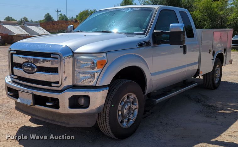 image for item MY9487 2012  Ford F250 Super Duty XLT  SuperCab utility bed pickup truck