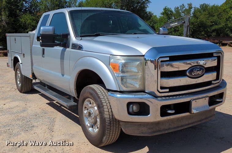 image for item MY9487 2012  Ford F250 Super Duty XLT  SuperCab utility bed pickup truck