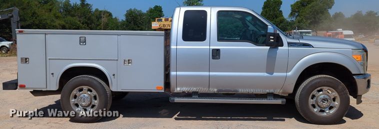 image for item MY9487 2012  Ford F250 Super Duty XLT  SuperCab utility bed pickup truck