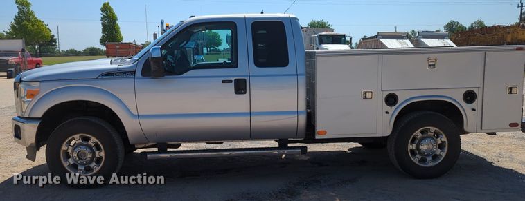 image for item MY9487 2012  Ford F250 Super Duty XLT  SuperCab utility bed pickup truck