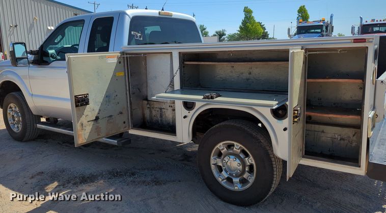 image for item MY9487 2012  Ford F250 Super Duty XLT  SuperCab utility bed pickup truck