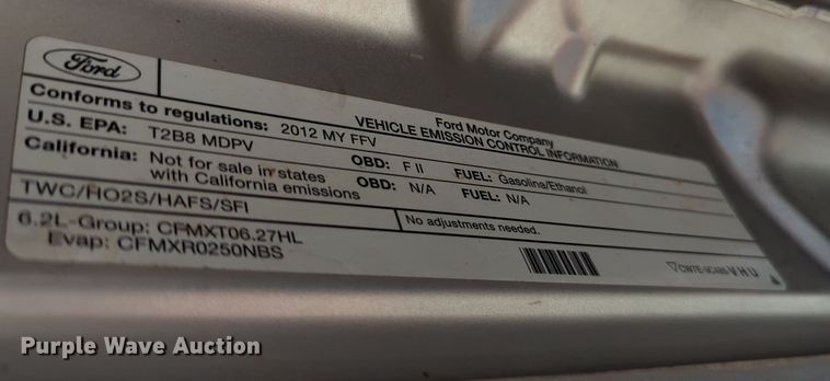 image for item MY9487 2012  Ford F250 Super Duty XLT  SuperCab utility bed pickup truck