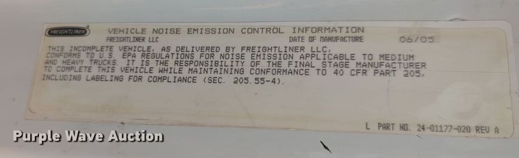 image for item MY9491 2006 Freightliner M2  roll-off container truck