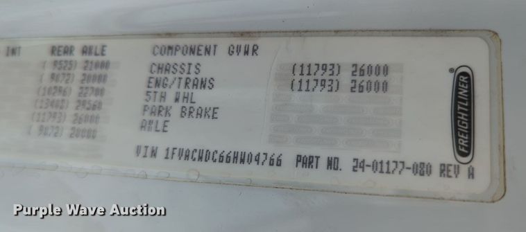 image for item MY9491 2006 Freightliner M2  roll-off container truck