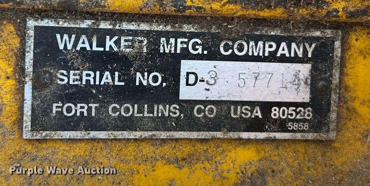 image for item NA9014 2000 Walker MSSD  ZTR lawn mower