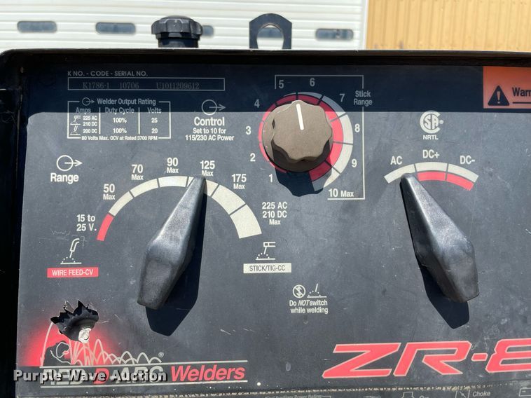 image for item NB9101 Red-D-Arc Welders ZR-8  welder/generator