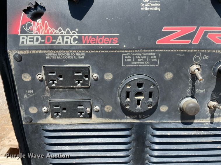 image for item NB9101 Red-D-Arc Welders ZR-8  welder/generator