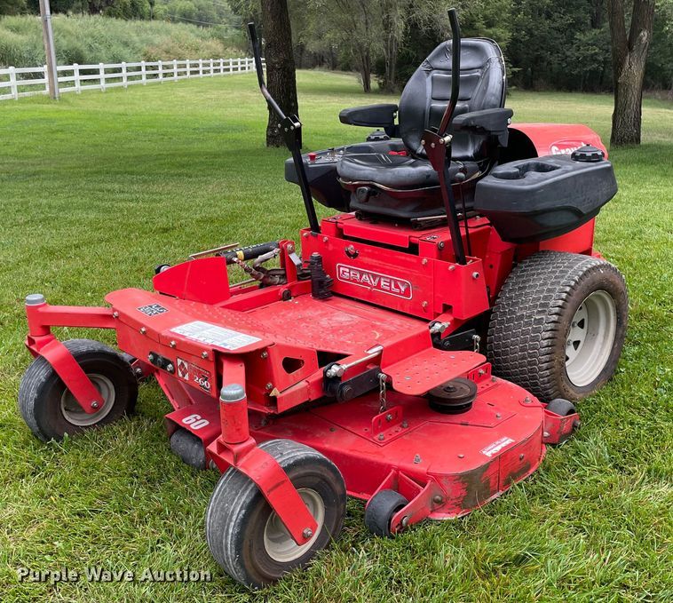 image for item NY9551 Gravely PM 260 Z  ZTR lawn mower