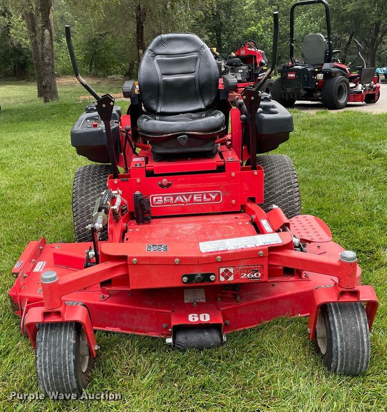 image for item NY9551 Gravely PM 260 Z  ZTR lawn mower