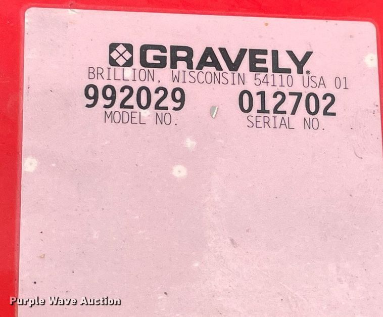 image for item NY9551 Gravely PM 260 Z  ZTR lawn mower