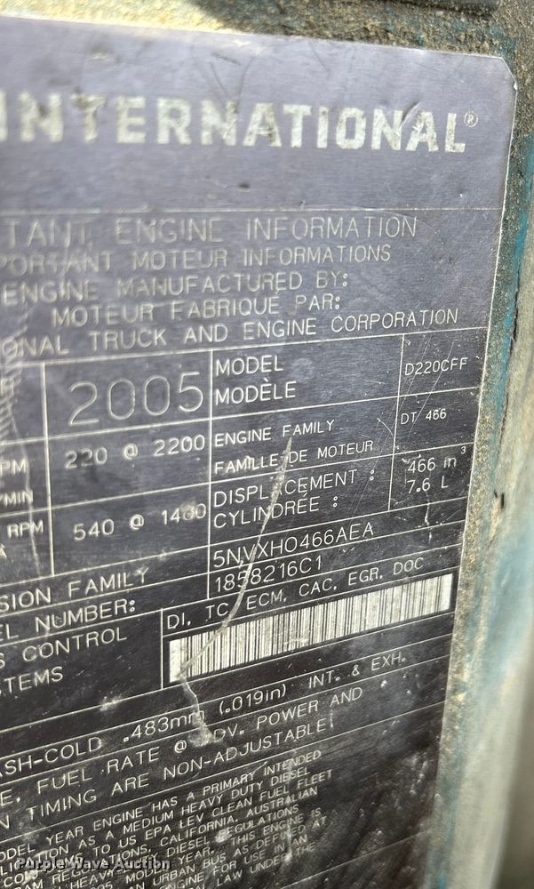 image for item OK9654 2006 International 4300  box truck