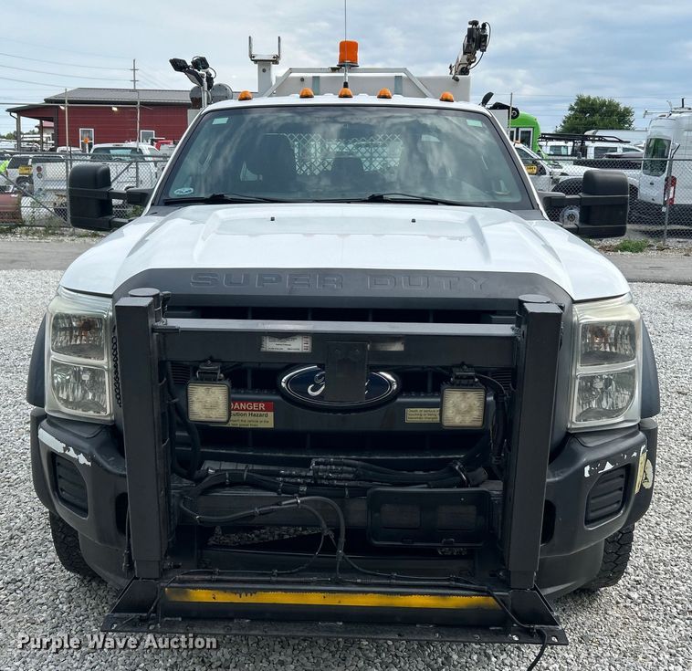 image for item OK9663 2012 Ford F550 Super Duty  Crew Cab crane truck