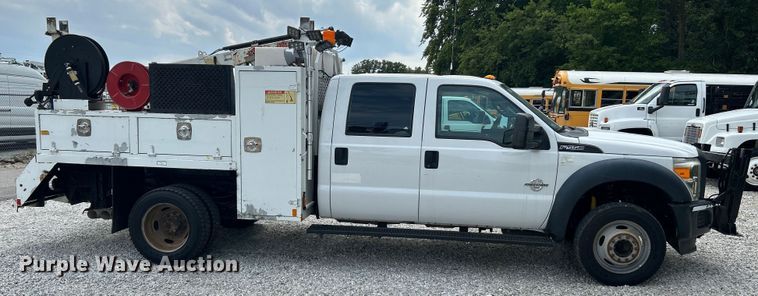 image for item OK9663 2012 Ford F550 Super Duty  Crew Cab crane truck