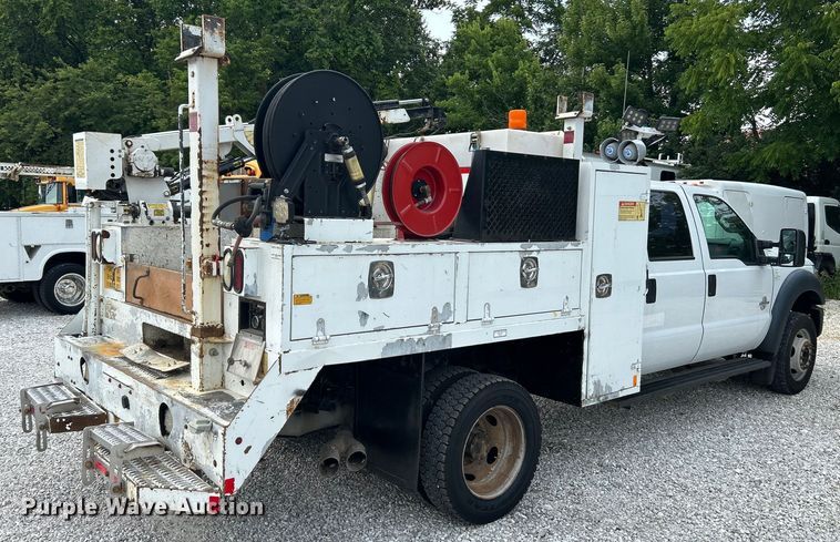 image for item OK9663 2012 Ford F550 Super Duty  Crew Cab crane truck