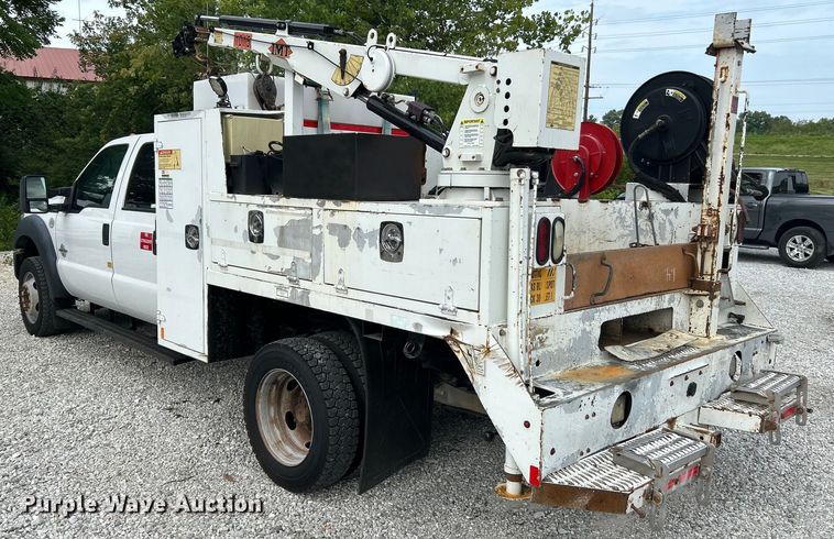 image for item OK9663 2012 Ford F550 Super Duty  Crew Cab crane truck