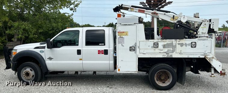 image for item OK9663 2012 Ford F550 Super Duty  Crew Cab crane truck