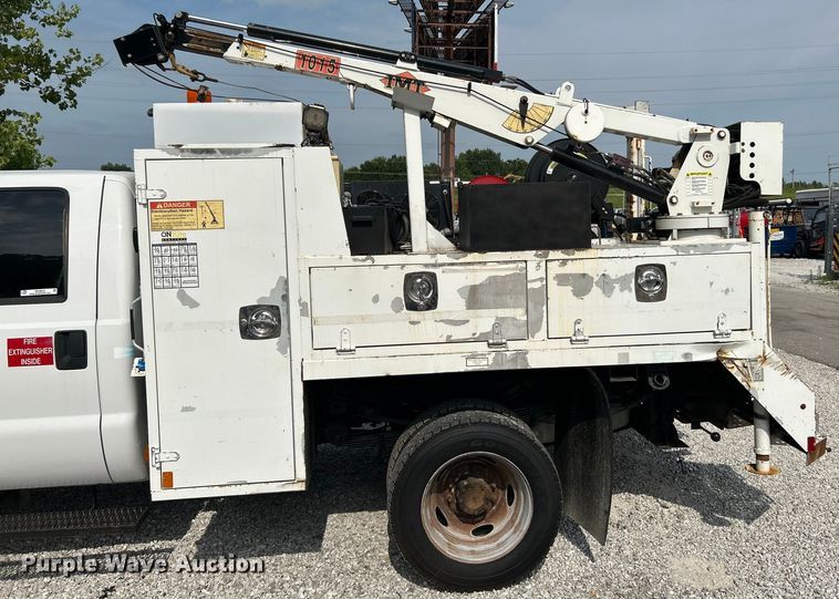 image for item OK9663 2012 Ford F550 Super Duty  Crew Cab crane truck