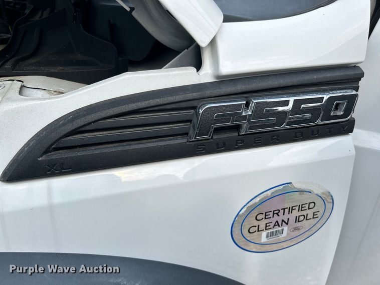 image for item OK9663 2012 Ford F550 Super Duty  Crew Cab crane truck