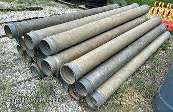 image for item OK9676 (24) 10'L x 8" diameter vacuum pipes