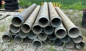 image for item OK9676 (24) 10'L x 8" diameter vacuum pipes