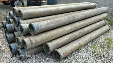 image for item OK9676 (24) 10'L x 8" diameter vacuum pipes