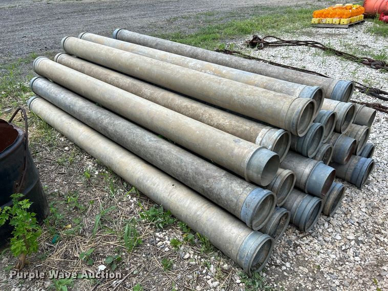 image for item OK9676 (24) 10'L x 8" diameter vacuum pipes