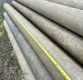 image for item OK9676 (24) 10'L x 8" diameter vacuum pipes