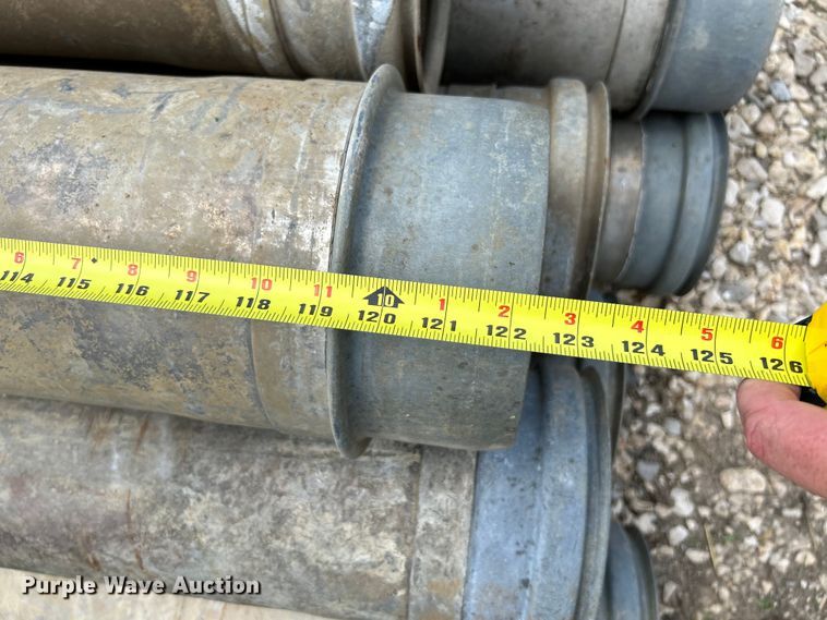 image for item OK9676 (24) 10'L x 8" diameter vacuum pipes