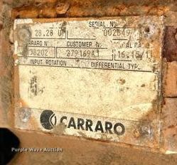 image for item OK9684 Carraro  backhoe driveline parts