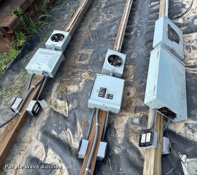 image for item OK9689 (4) temporary electric service meters