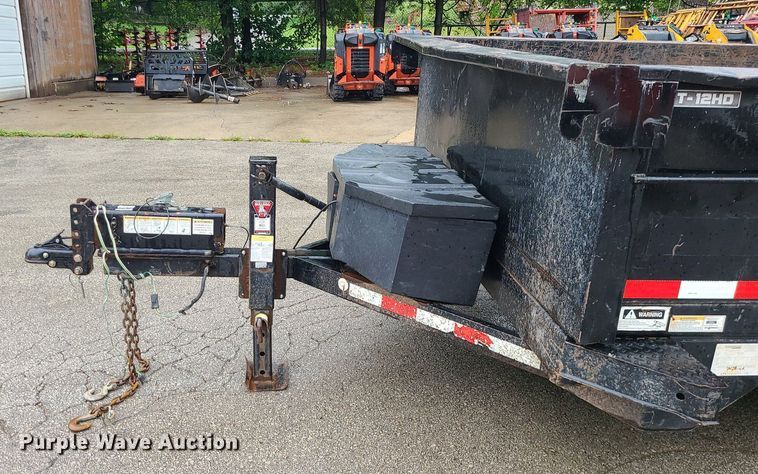 image for item BR9750 2015 Towmaster T-12HD  dump trailer