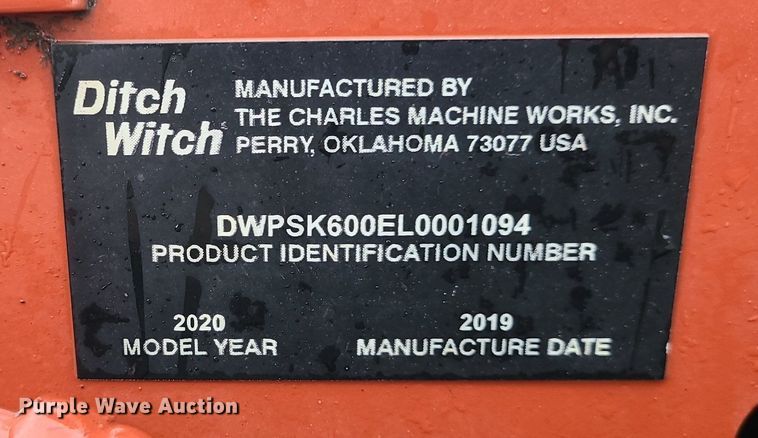 image for item BR9755 2020 Ditch Witch SK600  compact utility loader