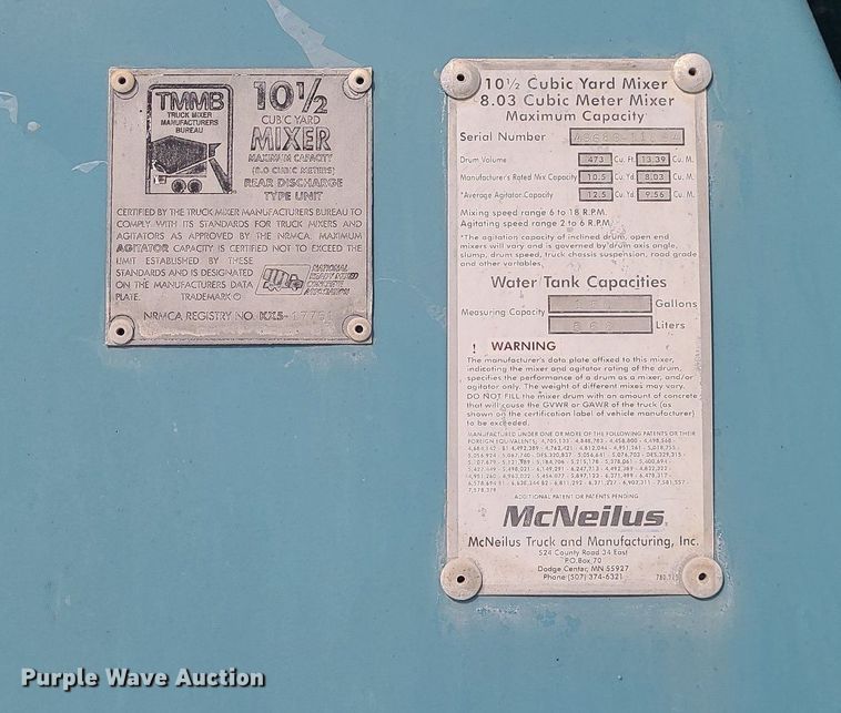 image for item DC6011 1999 Sterling L-Line  ready mix truck