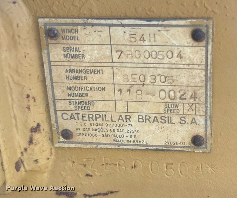 image for item DH8575 1995 Caterpillar D4XL  dozer