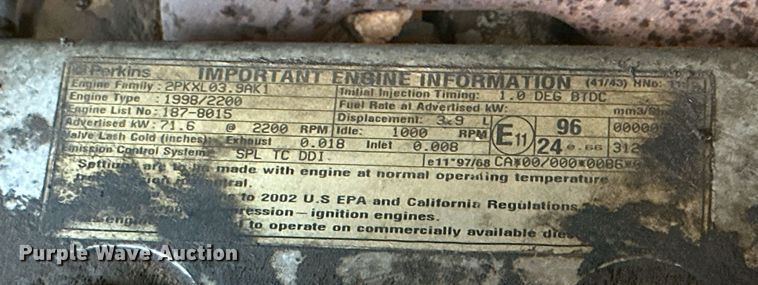 image for item DH8576 2002 Caterpillar 430D  backhoe