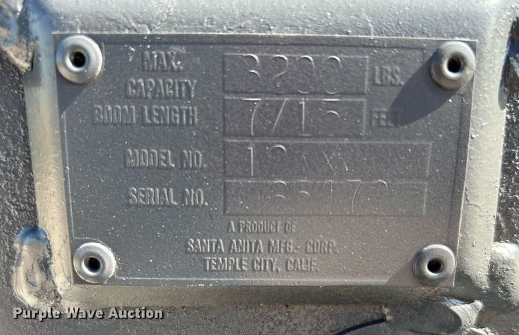 image for item DI7898 Venturo 12 KX truck crane