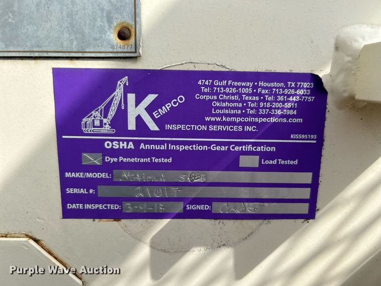 image for item DI7904 1990 Ford F800  crane truck