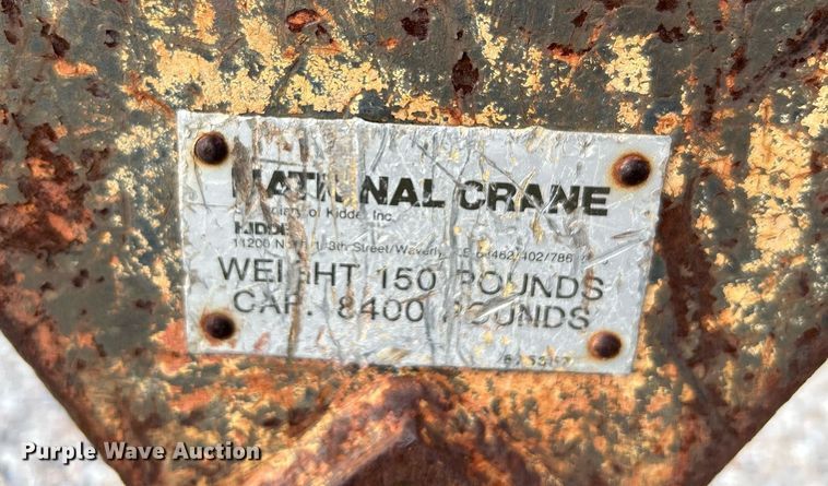 image for item DI7904 1990 Ford F800  crane truck