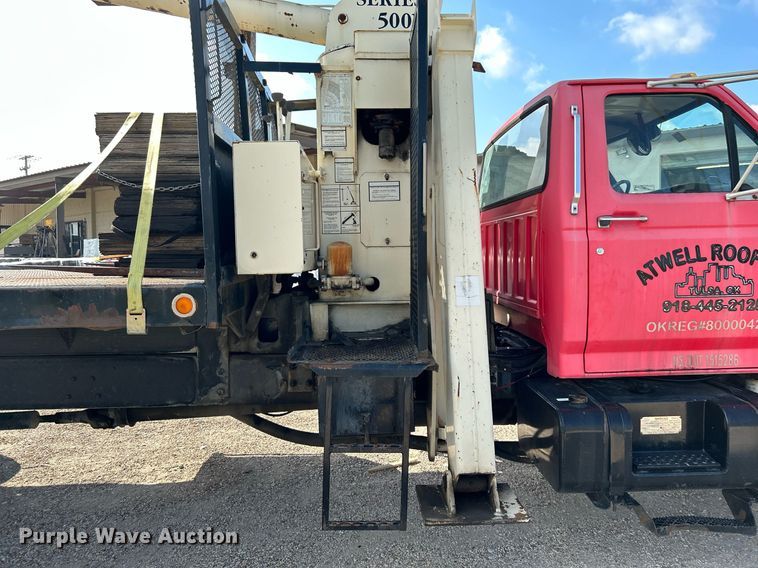 image for item DI7904 1990 Ford F800  crane truck