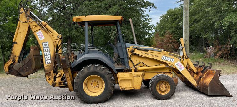 image for item DM0308 2004 John Deere 310G  backhoe
