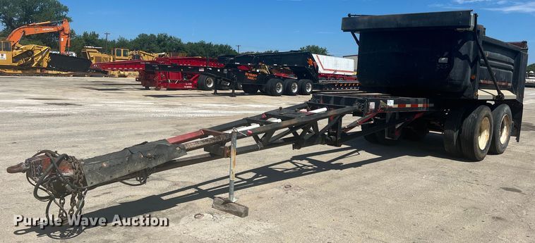 image for item DN3099 1996 Clement  end dump pup trailer