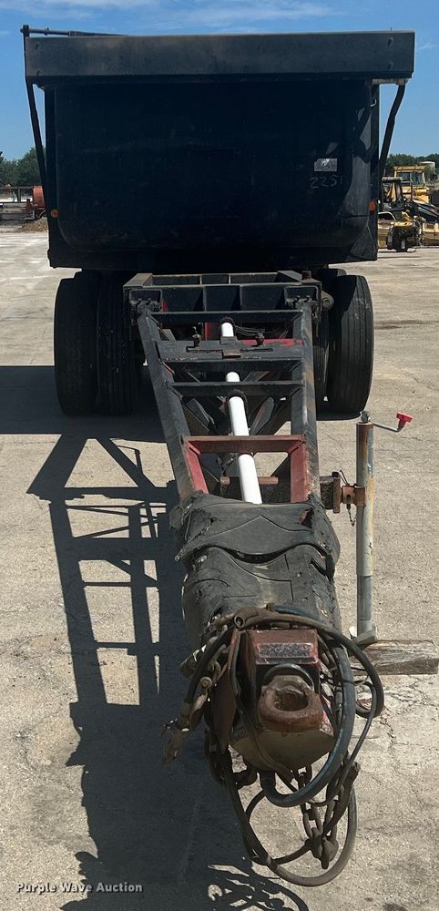 image for item DN3099 1996 Clement  end dump pup trailer
